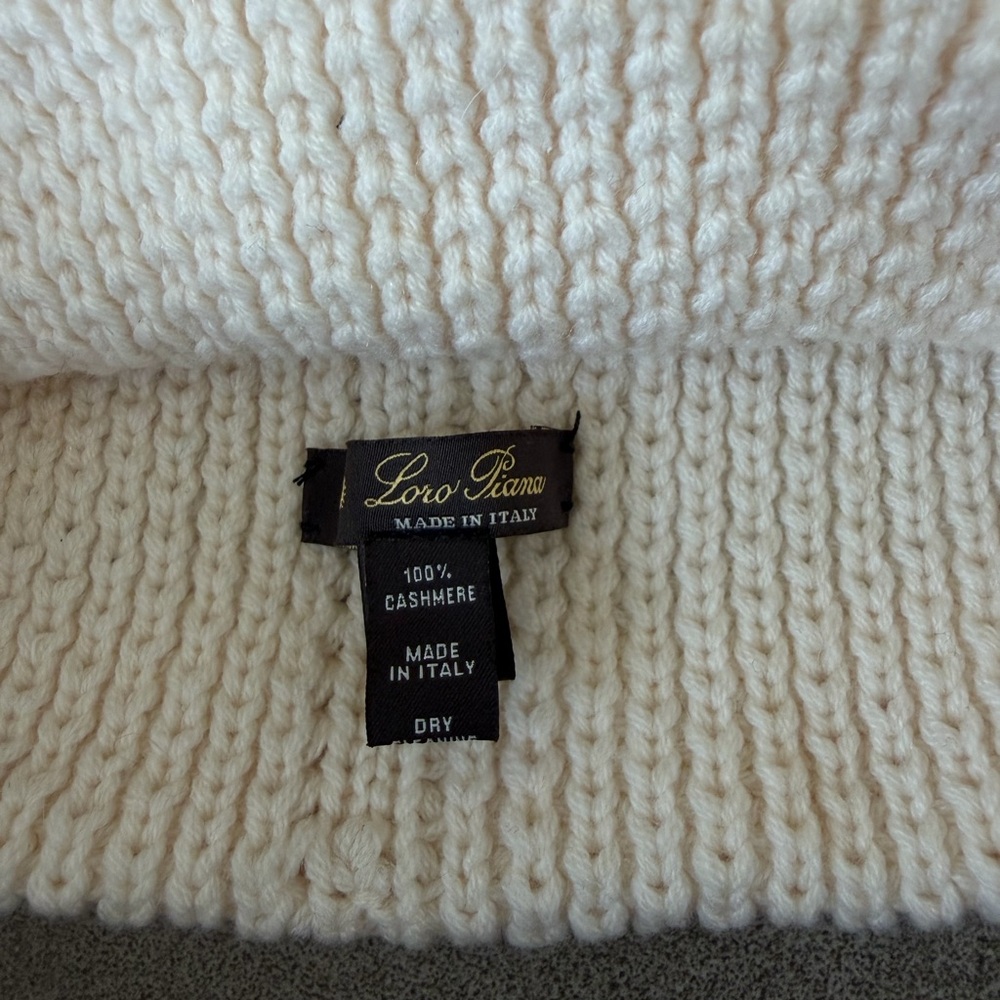 Loro Piana cashmere knit beanie - Picture 4 of 4